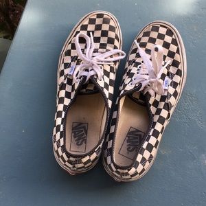 checkered vans